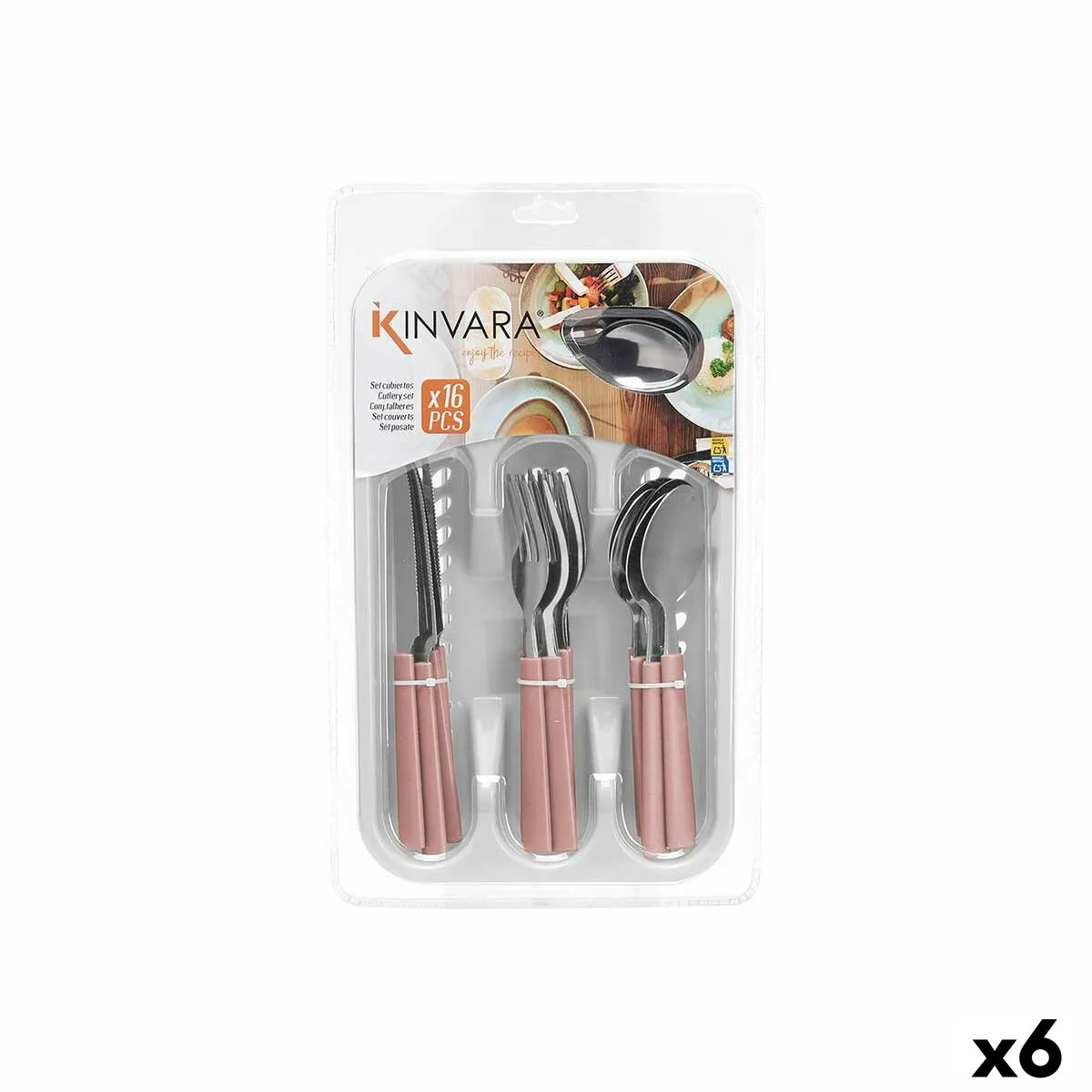 Ensemble de couverts kinvara kt166096 1c p rose argente acier inoxydable plastique 6 unites s363001129. Diaytar, c'est le point de rencontre entre les passionnés de belles technologies et les amateurs de décoration tendance