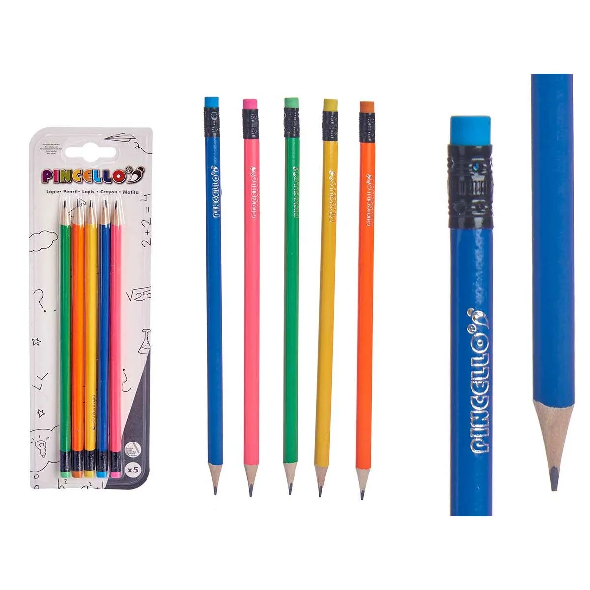 Ensemble de crayons pincello 474 jaune bleu rouge vert orange 12 unites s363331683. Diaytar, c'est l'histoire d'une passion pour les bons produits, quels qu'ils soient, et du désir de les partager avec vous