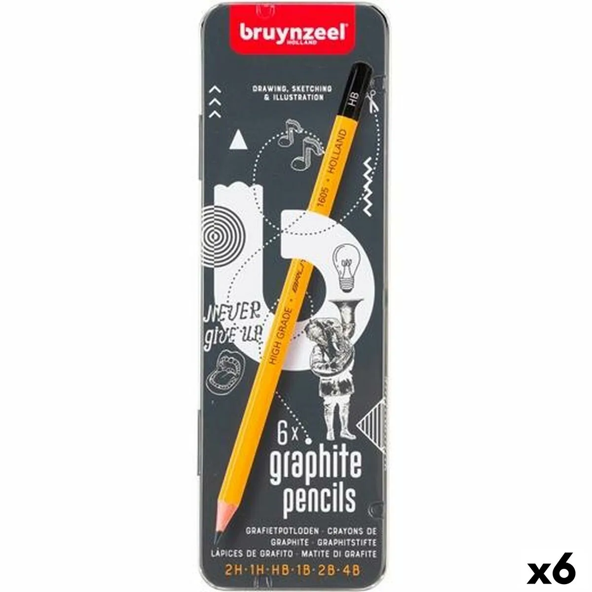 Ensemble de crayons talens bruynzeel burotek 6 pieces 6 unites s843504645. Diaytar : Votre destination shopping en ligne pour découvrir les dernières tendances et produits généraux soigneusement sélectionnés