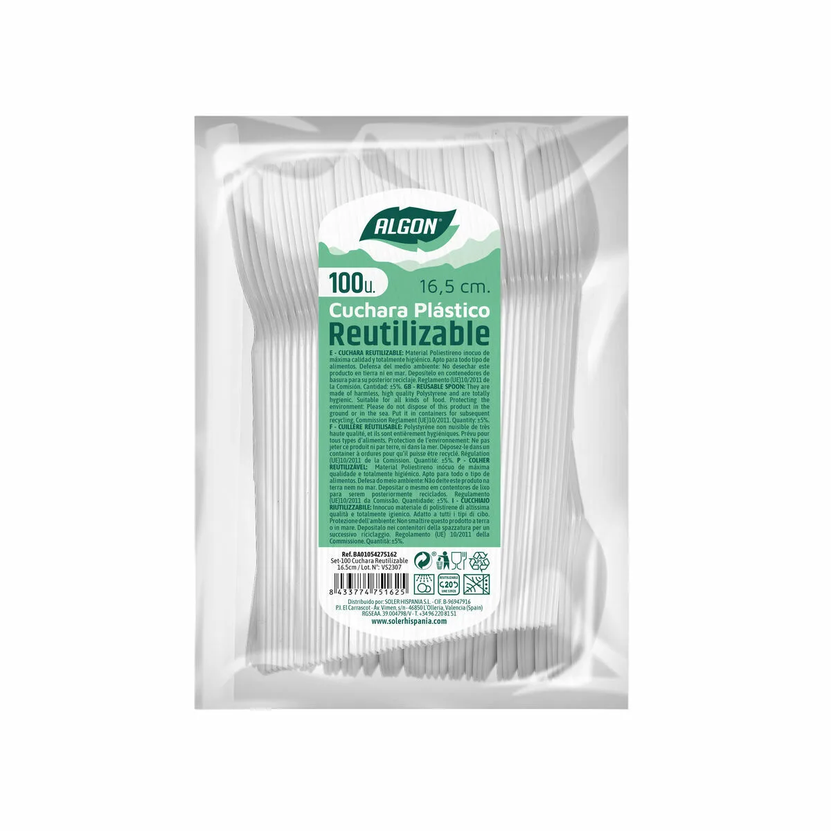 Ensemble de cuilleres algon reutilisable blanc 20 unites 16 5 cm s222947246. Diaytar, c'est la vitrine permanente des innovations produits qui vont faire parler d'elles dans les mois à venir.