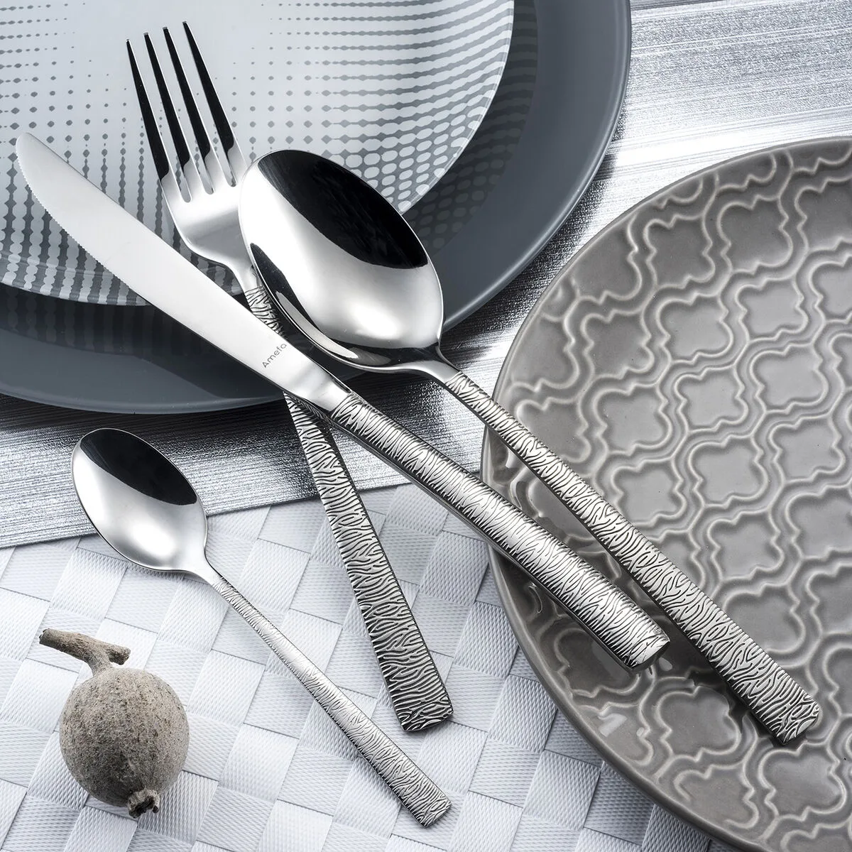 Ensemble de cuilleres amefa havane jungle metal acier inoxydable 12 unites s271153933. La recette Diaytar : un tiers de design, un tiers d'innovation, un tiers de fonctionnalité. Le tout saupoudré de tendance.