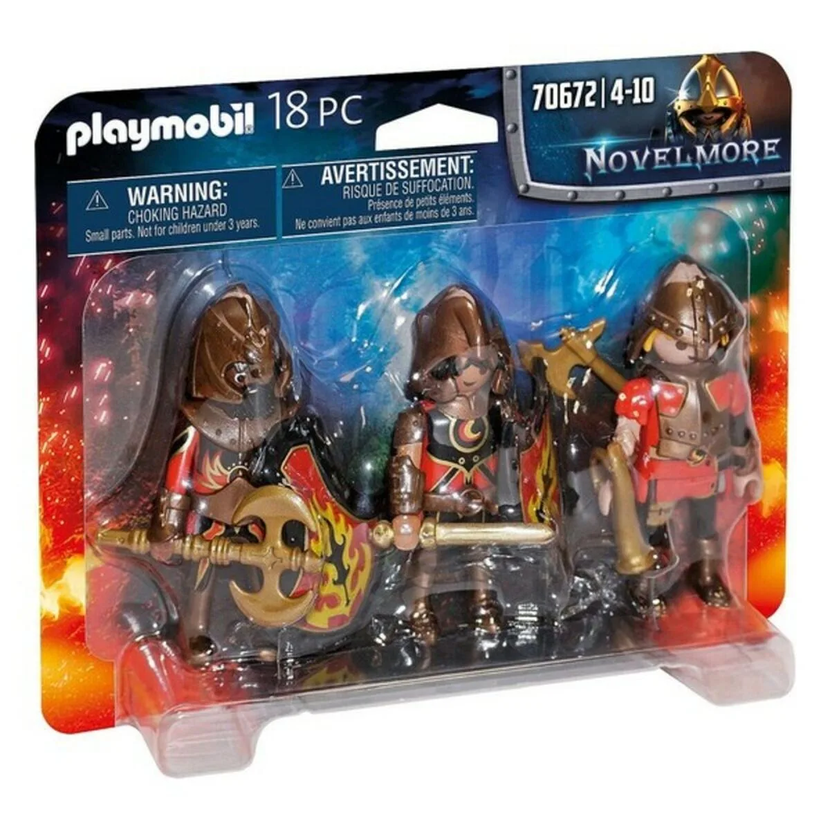 Ensemble de figurines novelmore fire knigths playmobil 70672 18 pcs s241061081. Chez Diaytar, chaque visite est l'occasion de découvrir un nouveau produit génial, qu'il soit électronique ou domestique