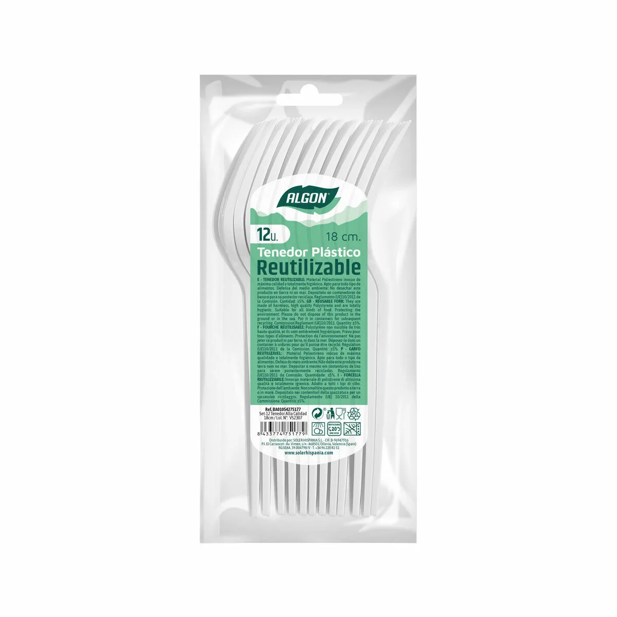 Ensemble de fourchettes algon reutilisable blanc 36 unites 18 cm s222948695. Nous avons bâti Diaytar sur une idée simple : vous méritez le meilleur des produits, sans avoir à chercher pendant des heures.