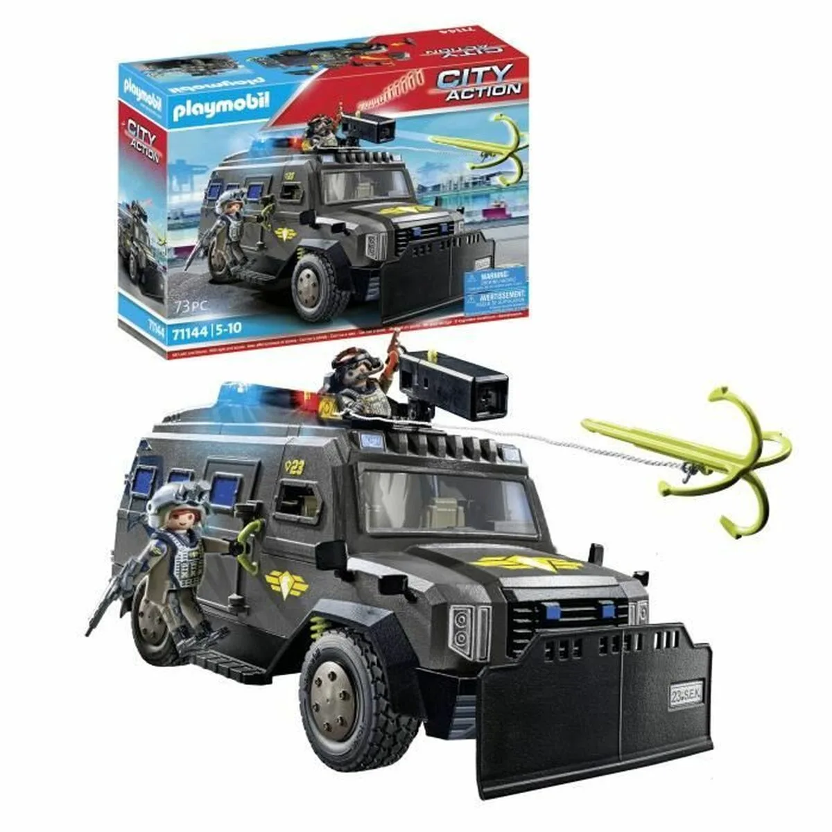 Ensemble de jouets playmobil police car city action plastique s719330433. Notre mission : éradiquer le superflu pour ne vous proposer que l'essentiel... mais en beaucoup plus stylé. Bienvenue chez Diaytar.