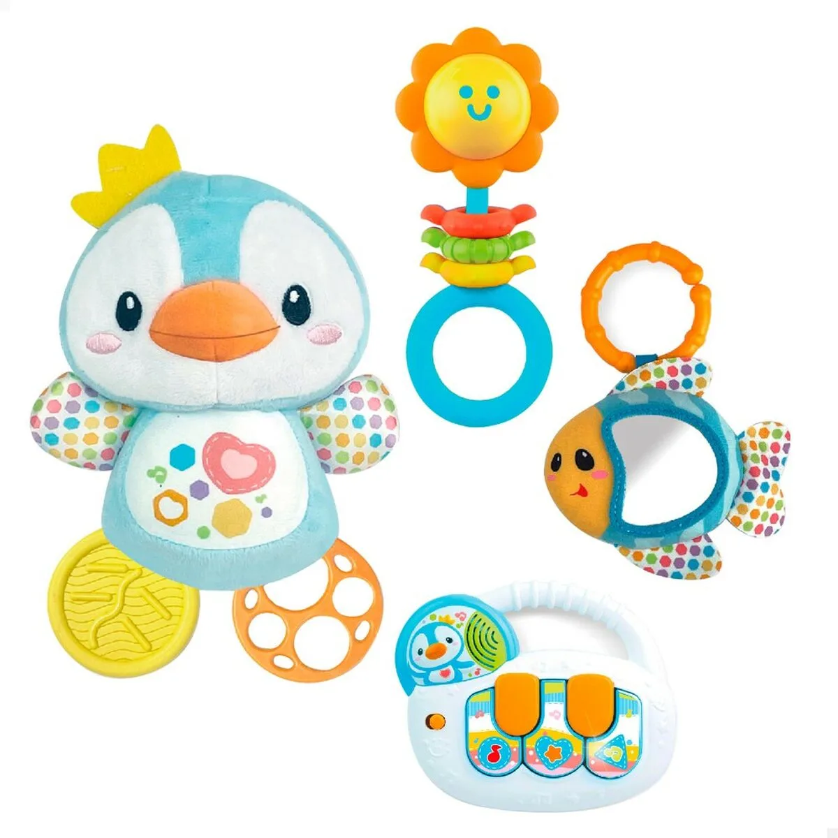 Ensemble de jouets pour bebes winfun 14 x 20 5 x 7 5 cm 4 unites s890012631. Diaytar, c'est l'évidence que quand on aime les produits, on ne compte pas. On les collectionne. À vous de jouer.