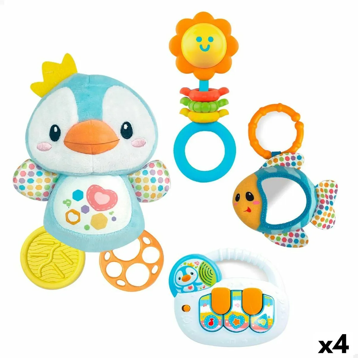 Ensemble de jouets pour bebes winfun 14 x 20 5 x 7 5 cm 4 unites s890012636. Diaytar ne stocke pas des produits, il collectionne des pièces uniques pour enrichir votre quotidien.
