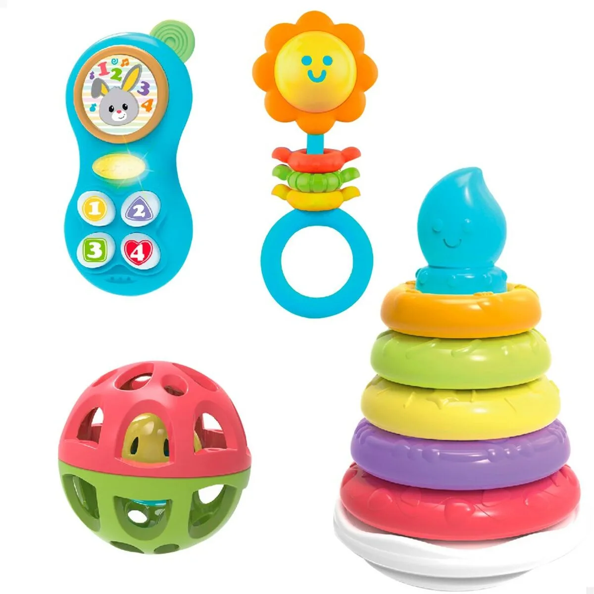 Ensemble de jouets pour bebes winfun 4 unites 13 x 20 x 13 cm s890012564. Avec Diaytar, faites de chaque achat en ligne une découverte et de chaque produit un ajout valuable à votre univers