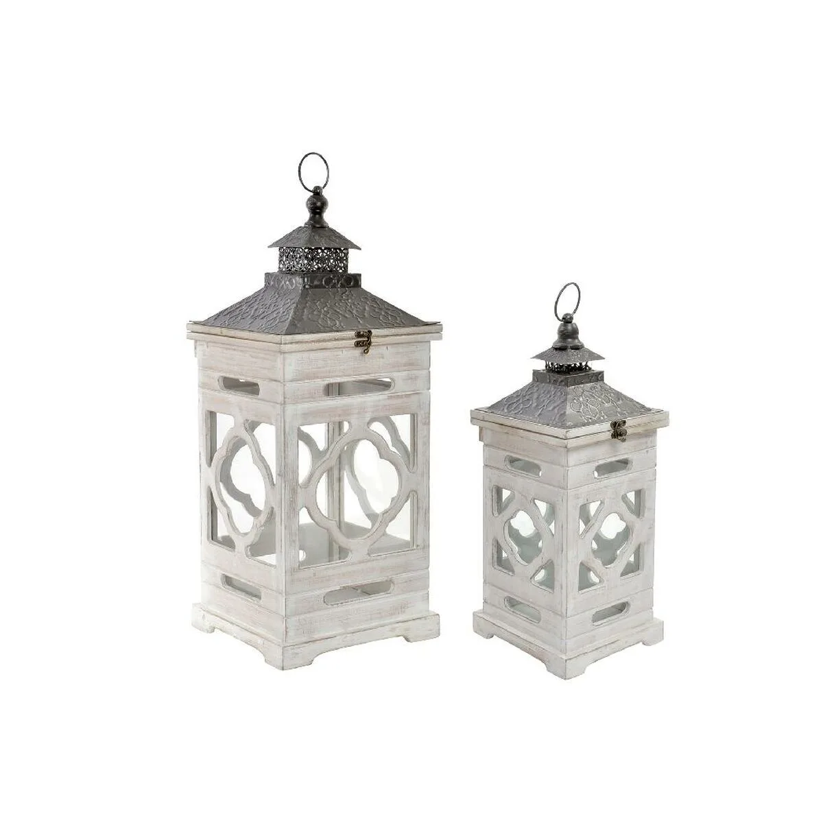 Ensemble de lanternes home esprit blanc verre sapin ethnique arabe 26 x 26 x 66 cm 2 pieces s305863960. Bienvenue dans l'écosystème Diaytar, où chaque produit a été pensé pour s'intégrer parfaitement dans votre vie moderne