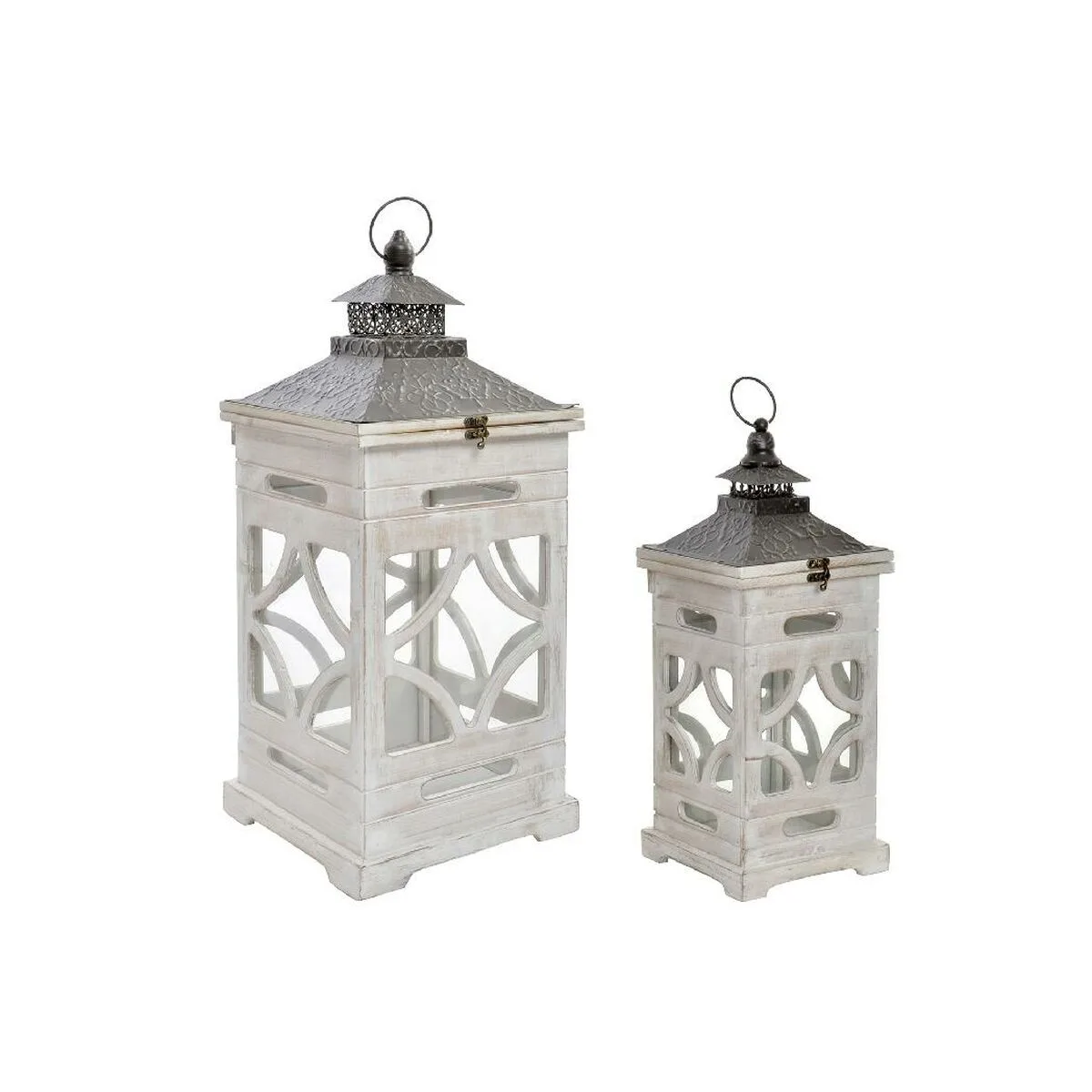 Ensemble de lanternes home esprit naturel verre sapin arabe 26 5 x 26 5 x 65 cm 2 pieces s305863872. La chasse aux produits extraordinaires est ouverte. Diaytar vous donne les clés d'un univers shopping infini.