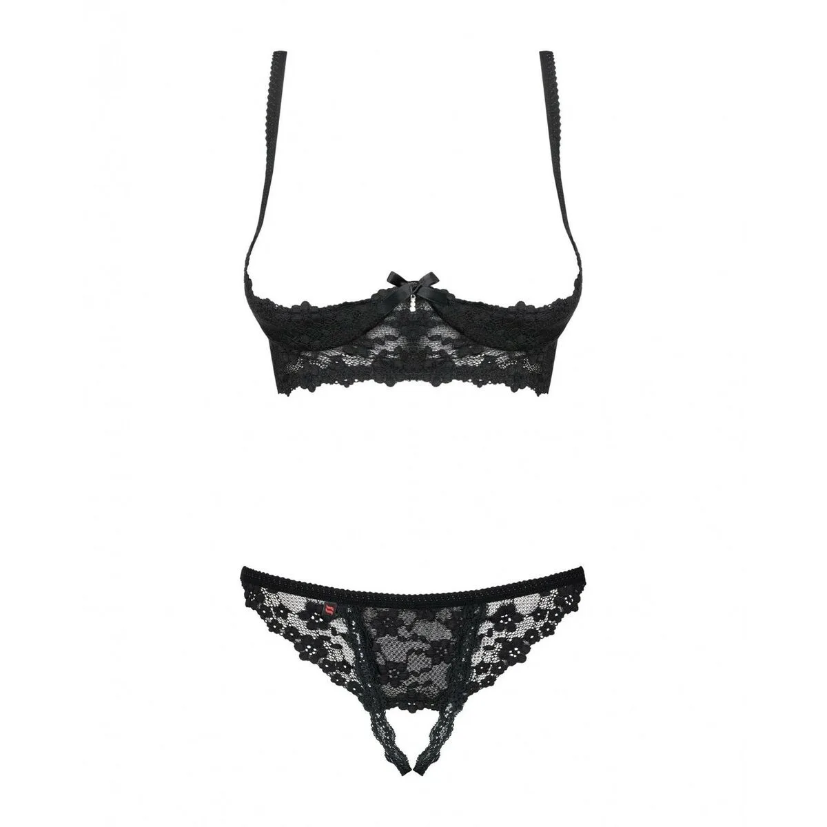 Ensemble de lingerie en dentelle obsessive letica noir s m m040066768. Diaytar vous habille de la tête aux pieds avec goût et raffinement.