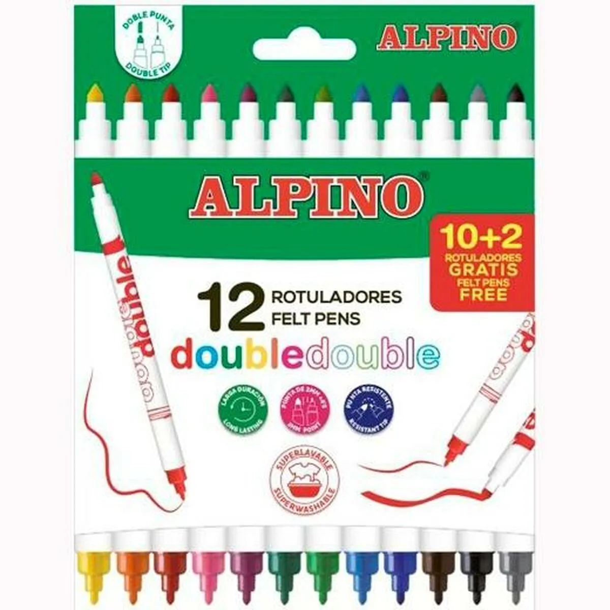 Ensemble de marqueurs alpino double multicouleur 12 pieces 24 unites s843572561. Bienvenue dans le cercle très sélect des acheteurs inspirés. Diaytar révèle les produits qui définiront demain.