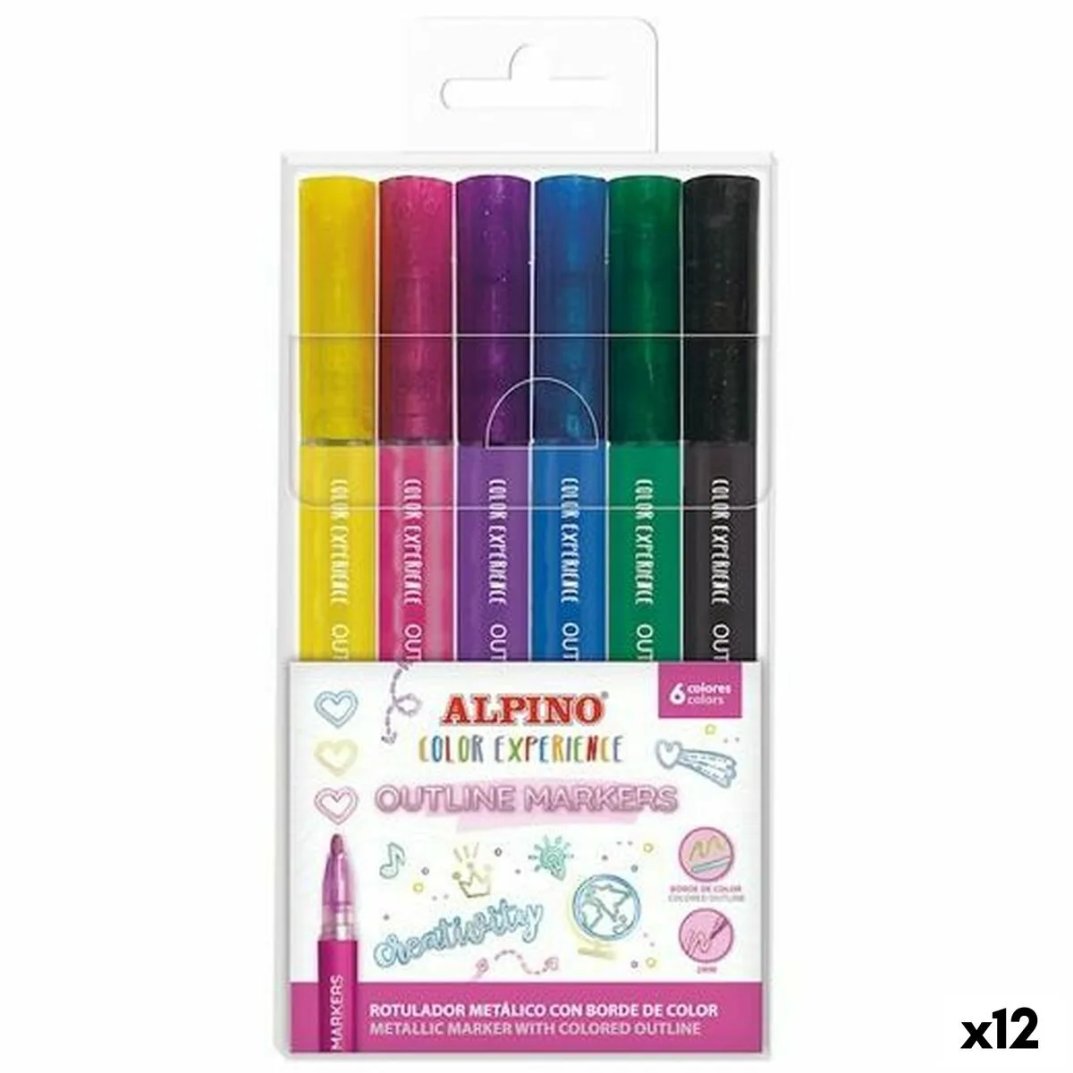 Ensemble de marqueurs alpino outline color experience multicouleur 12 unites s843668645. Diaytar a été conçu pour ceux qui refusent le compromis. Ici, chaque produit est une victoire du qualitatif sur le quantitatif.
