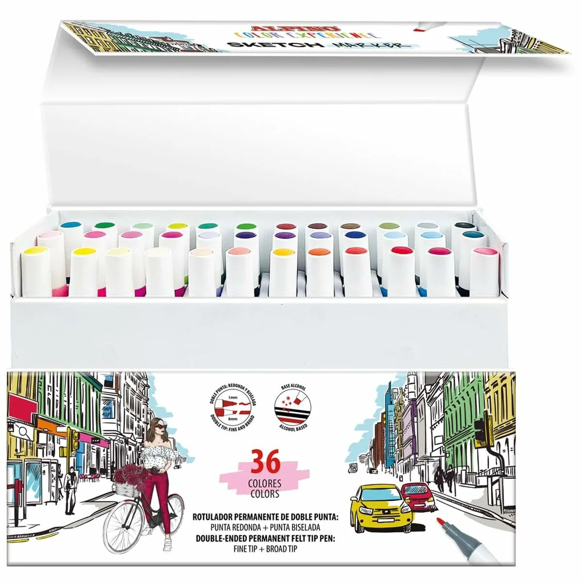 Ensemble de marqueurs alpino sketch color experience multicouleur double pointe 36 pieces s843205229. L'esprit Diaytar : une curiosité insatiable pour dénicher les produits généraux et électroniques qui feront demain