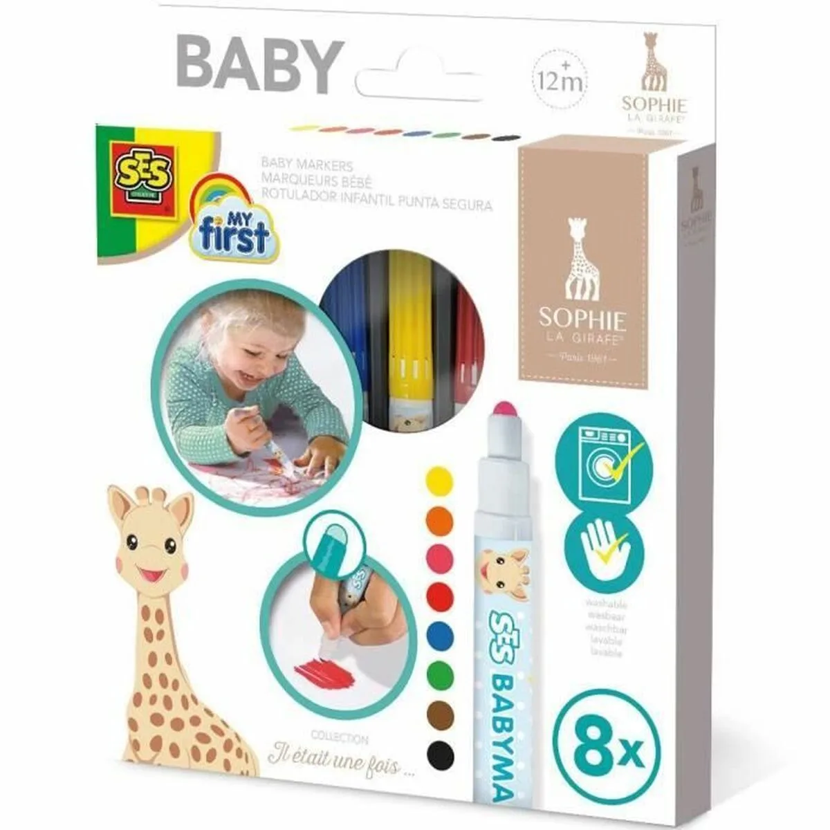 Ensemble de marqueurs babies ses creative sophie la girafe multicouleur s719251894. Tendance, confort et qualité : la trilogie gagnante de Diaytar Mode.