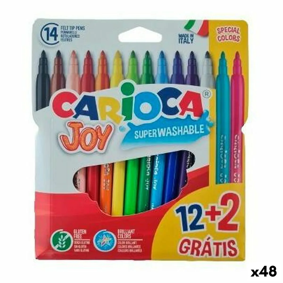 Ensemble de marqueurs carioca joy multicouleur 12 pieces 48 unites s843974476. Notre mission chez Diaytar : démocratiser l'accès aux produits extraordinaires, sans rogner sur le design ou la qualité.