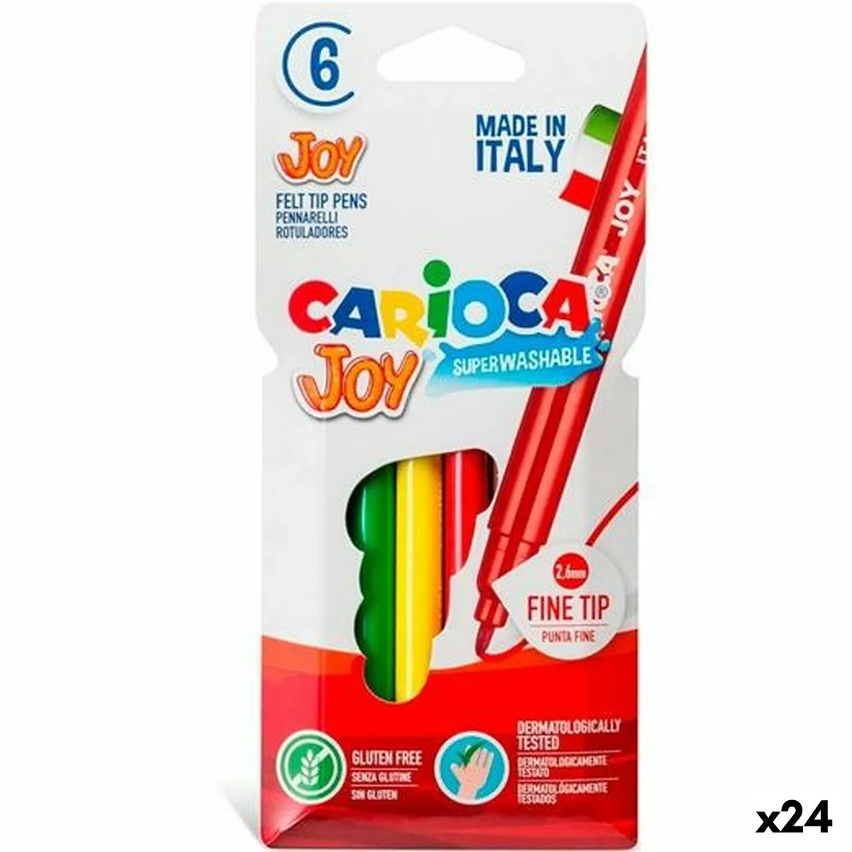 Ensemble de marqueurs carioca joy multicouleur 6 pieces 24 unites s844165825. Pour vous, nous avons créé Diaytar : l'antidote à la monotonie shopping, une injection régulière de produits novateurs.