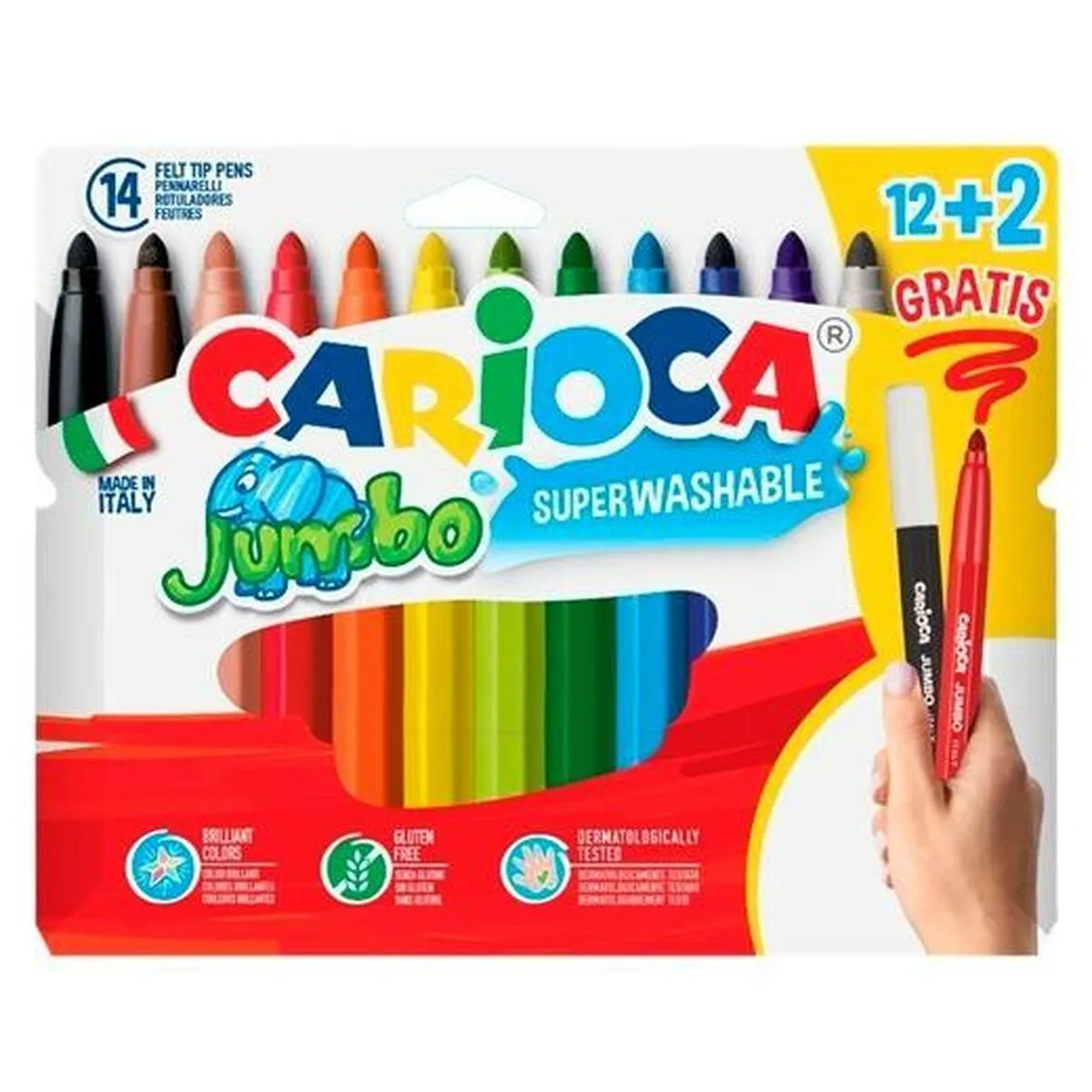 Ensemble de marqueurs carioca jumbo multicouleur 12 pieces 24 unites s843854080. Avec Diaytar, faites de chaque achat en ligne une découverte et de chaque produit un ajout valuable à votre univers