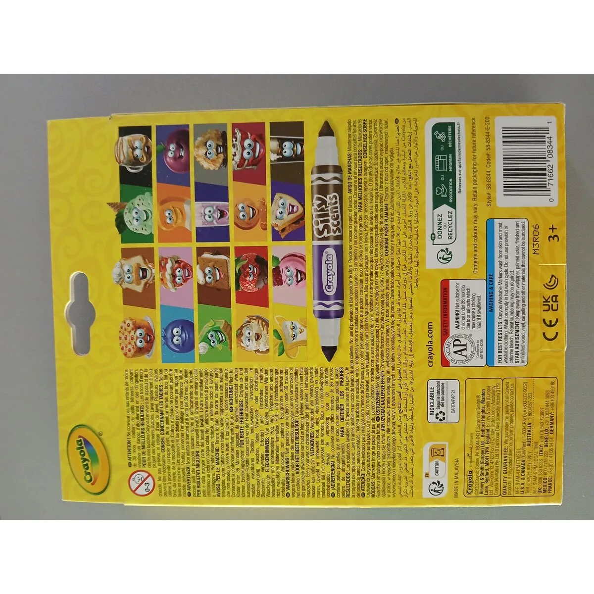 Ensemble de marqueurs crayola parfume lavable double pointe 10 pieces s243586436. Notre mission chez Diaytar : vous simplifier la vie en vous proposant les produits les plus ingénieux et les plus tendance du marché