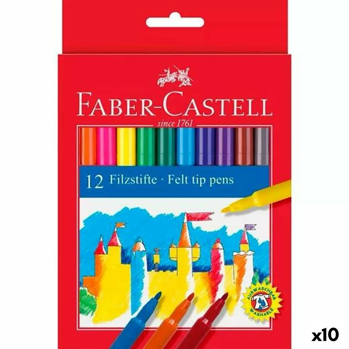Ensemble de marqueurs faber castell multicouleur 10 unites s842202332. Diaytar réinvente votre quotidien avec des objets déco pleins de charme.
