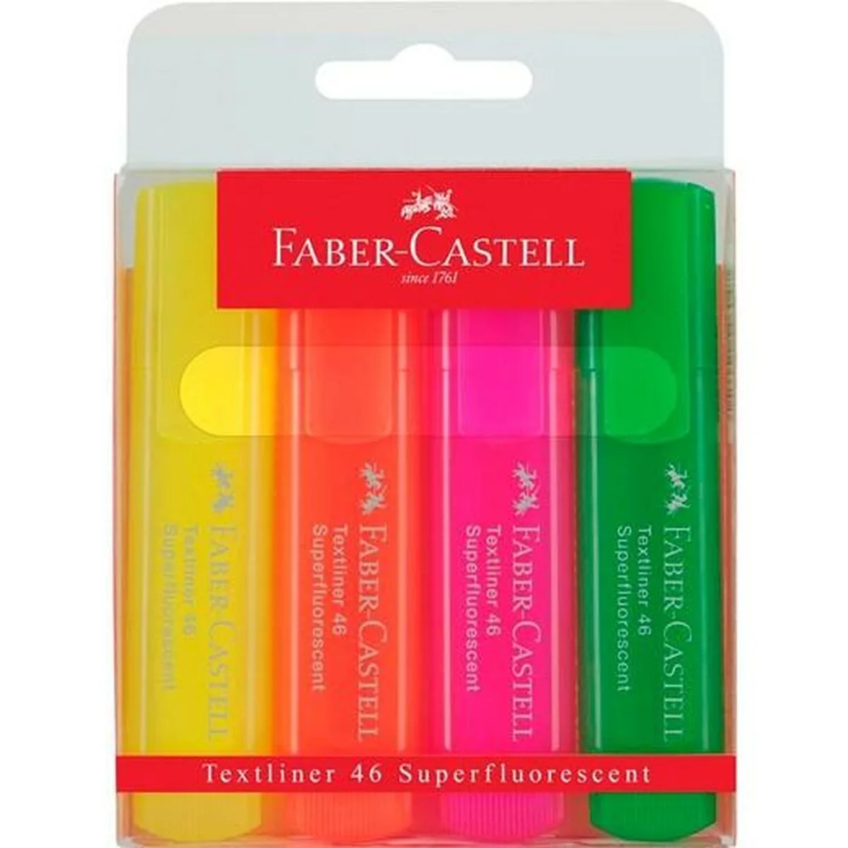 Ensemble de marqueurs fluorescents faber castell textliner 46 multicouleur 4 unites s843123543. Diaytar vous propose une sélection pointue de produits électroniques innovants et d'articles maison qui transforment votre quotidien