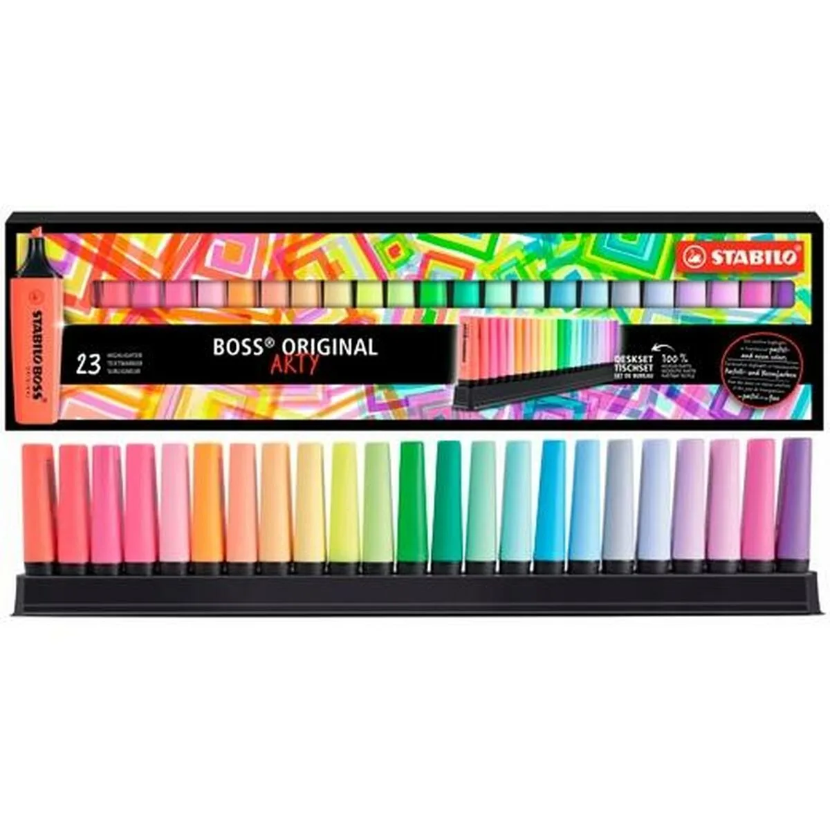 Ensemble de marqueurs fluorescents stabilo boss arty multicouleur 5 unites s843431019. Les influenceurs adorent Diaytar pour ses pièces mode avant-gardistes.