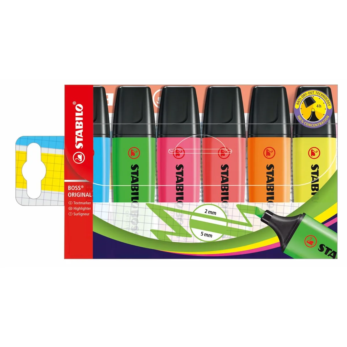 Ensemble de marqueurs fluorescents stabilo boss original multicouleur 6 pieces 5 unites s844069114. Notre mission chez Diaytar : vous simplifier la vie en vous proposant les produits les plus ingénieux et les plus tendance du marché