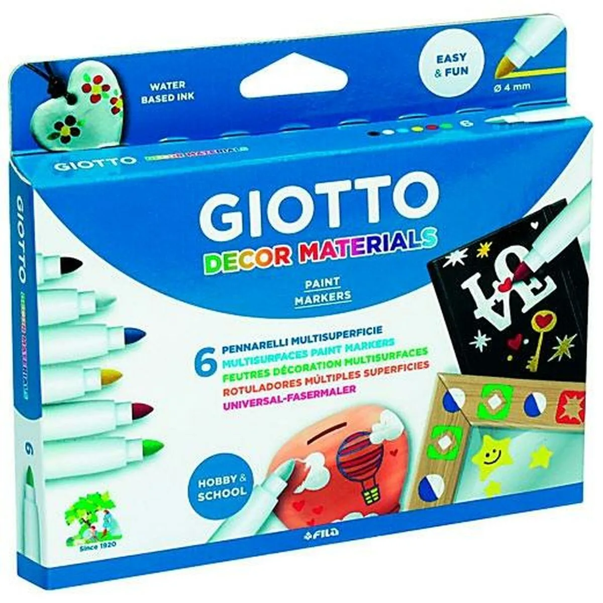Ensemble de marqueurs giotto multicouleur 6 pieces 6 unites s843528196. Diaytar : Votre guide shopping pour une sélection exigeante de produits tendance, technologiques et domestiques