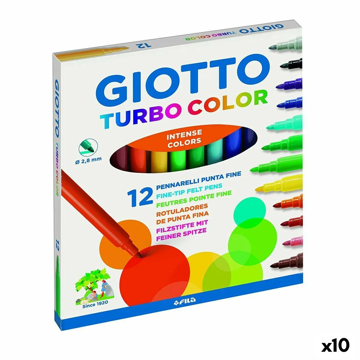 Ensemble de marqueurs giotto turbo color multicouleur 10 unites s842892674. Diaytar, c'est la preuve que le génie réside dans les détails. Chaque produit a été scruté, pesé, et approuvé.