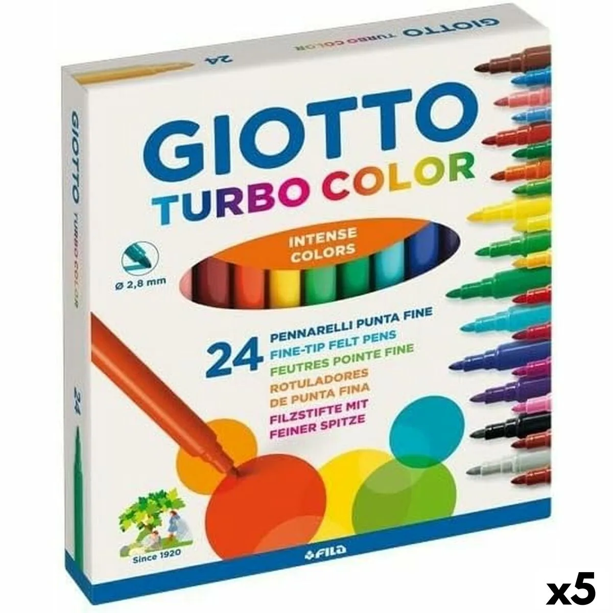Ensemble de marqueurs giotto turbo color multicouleur 5 unites s843392660. Diaytar, c'est l'alliance inattendue entre la rigueur suisse et la créativité italienne, appliquée au produit généraliste.