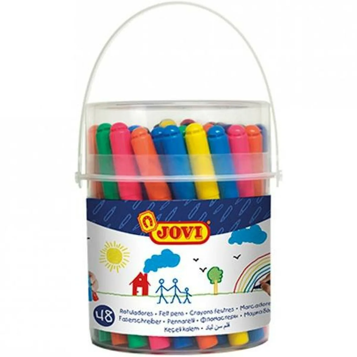 Ensemble de marqueurs jovi 48 pieces multicouleur s841058761. Diaytar, c'est l'art de la sérendipité appliqué au e-commerce : vous venez pour une chose, vous repartez avec l'objet de vos rêves.