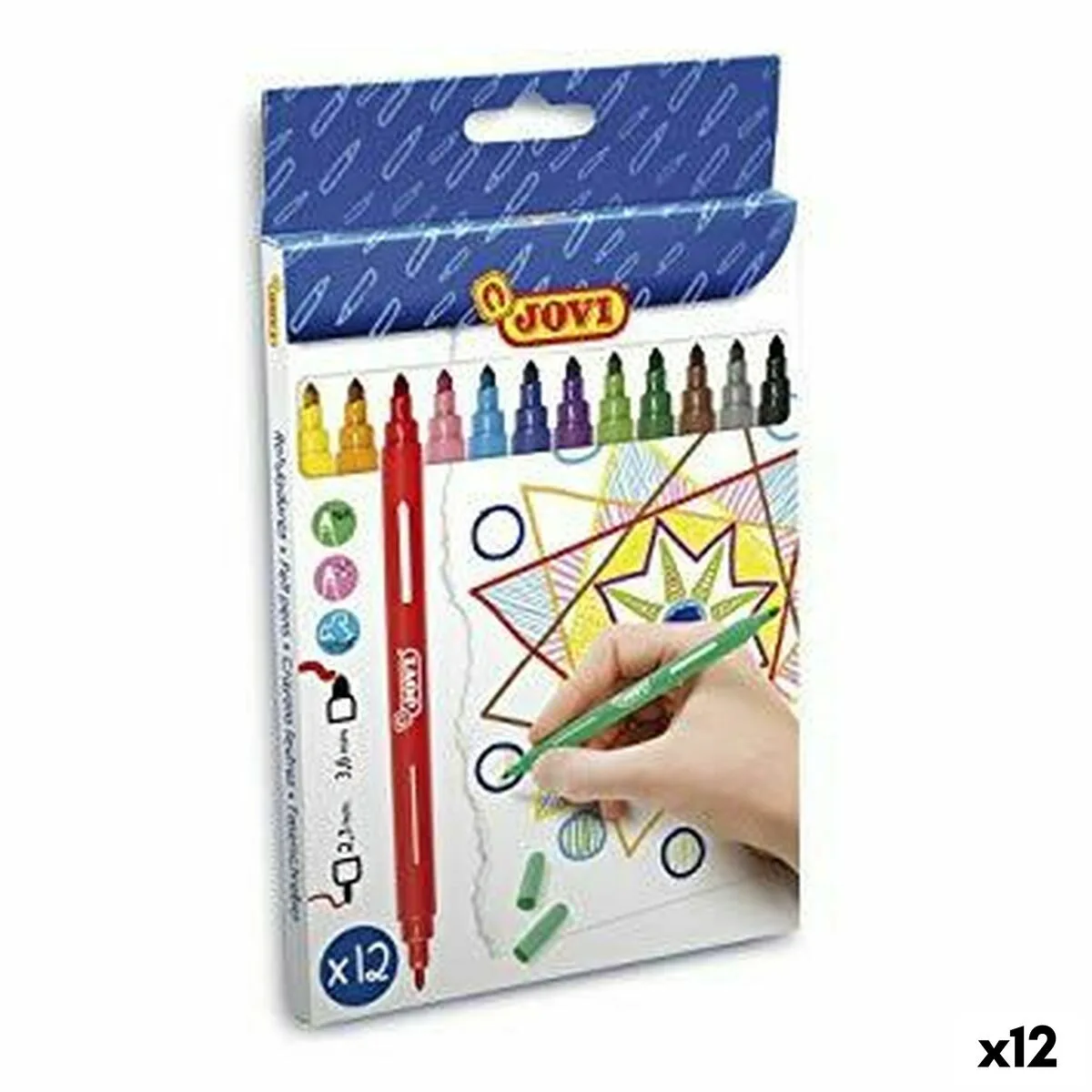 Ensemble de marqueurs jovi multicouleur 12 pieces 12 unites s843465969. Diaytar a été pensé pour les multitâches, les exigeants, les pressés, les rêveurs... En somme, pour vous.