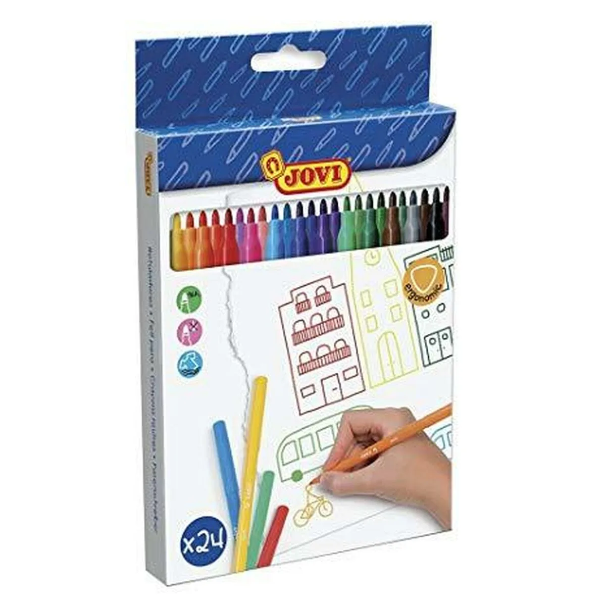 Ensemble de marqueurs jovi multicouleur 24 pieces 12 unites s843470961. Diaytar : Parce que vos goûts sont éclectiques, notre offre de produits l'est tout autant. Explorez sans modération.