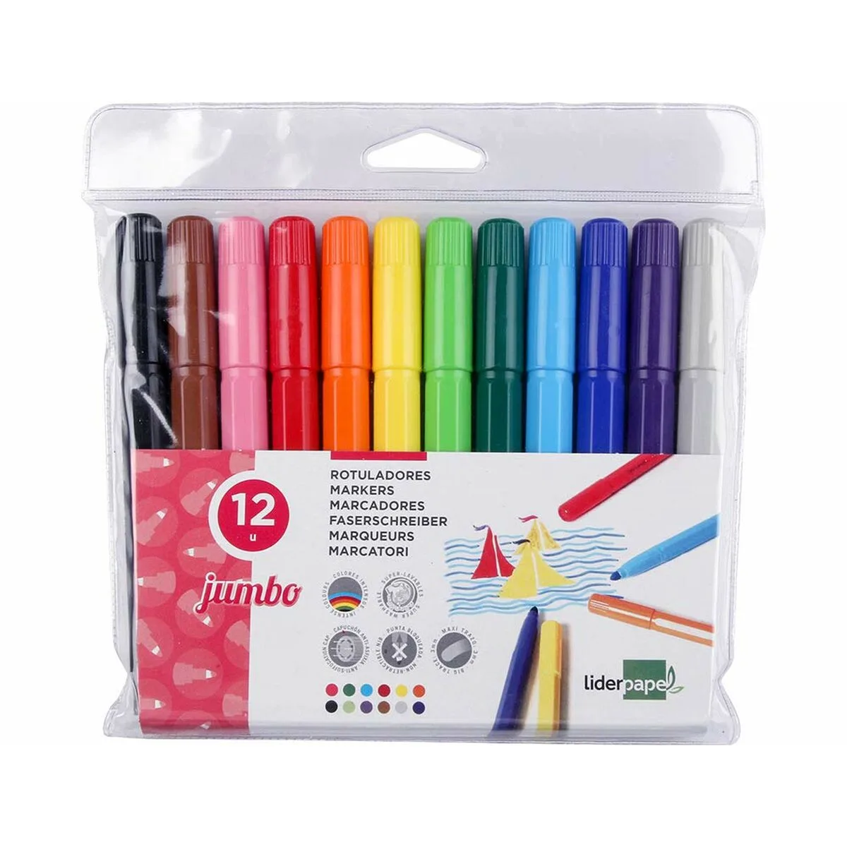 Ensemble de marqueurs liderpapel rt08 12 pieces s7718311590. Nous croyons en la puissance de la simplicité. Les produits Diaytar sont beaux, utiles, et incroyablement simples à utiliser.