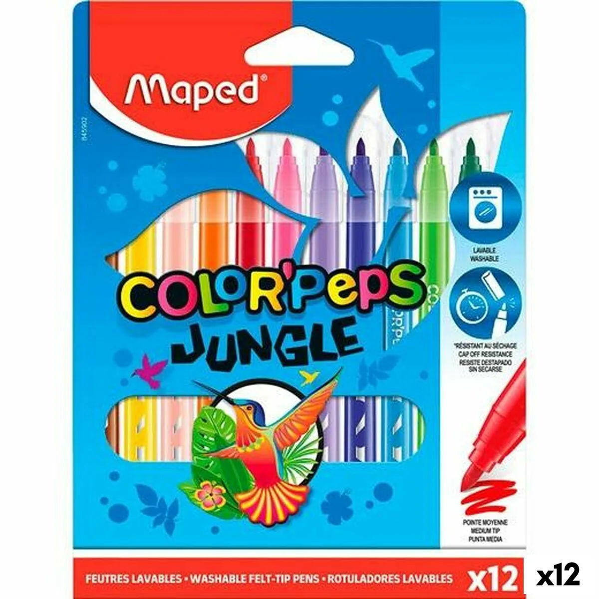 Ensemble de marqueurs maped color peps jungle multicouleur 12 pieces 12 unites s844037890. Pour un quotidien optimisé et stylisé, faites confiance à Diaytar et son expertise en produits généraux et innovants