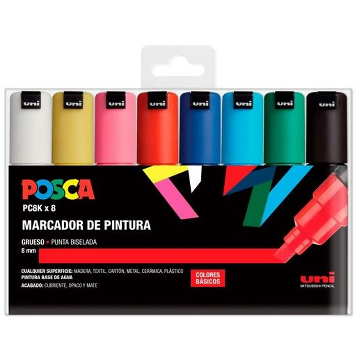 Ensemble de marqueurs posca pc 8k multicouleur 8 mm 8 pieces s841898877. Diaytar a sélectionné pour vous une palette de produits allant de l'électronique grand public aux must-have de la maison