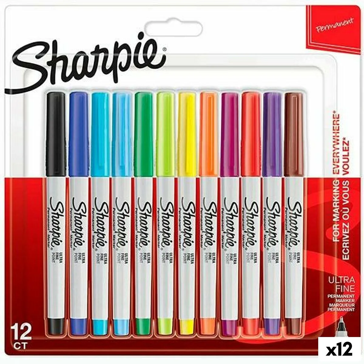 Ensemble de marqueurs sharpie multicouleur 12 pieces 0 5 mm 12 unites s842521152. Chez Diaytar, la tendance n'est pas qu'une question d'apparence, c'est une question de fonctionnalité et d'innovation