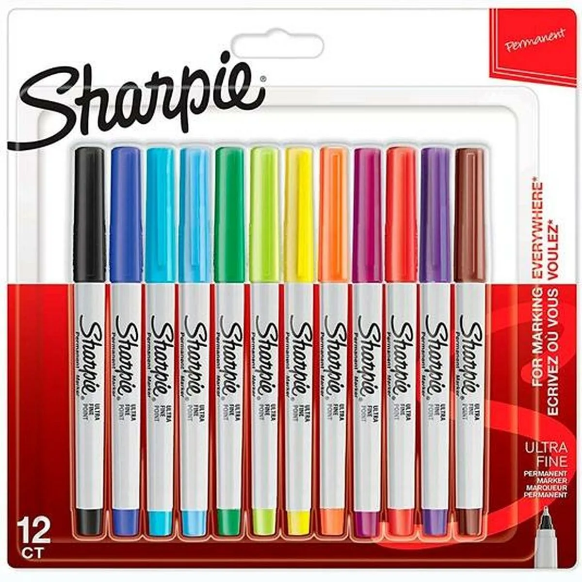 Ensemble de marqueurs sharpie multicouleur 12 pieces 0 5 mm 12 unites s842521192. Votre boutique de confiance Diaytar vous accompagne dans tous vos projets.