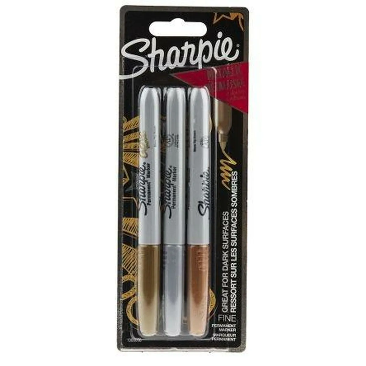 Ensemble de marqueurs sharpie multicouleur metallique 3 pieces 1 mm 12 unites s842520749. Diaytar, le nom qui garantit que chaque produit, du plus technologique au plus basique, a été choisi avec goût et exigence