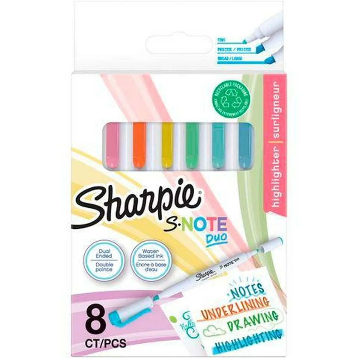 Ensemble de marqueurs sharpie s note duo multicouleur s842531788. Explorez Diaytar et laissez-vous surprendre par notre diversité de produits.