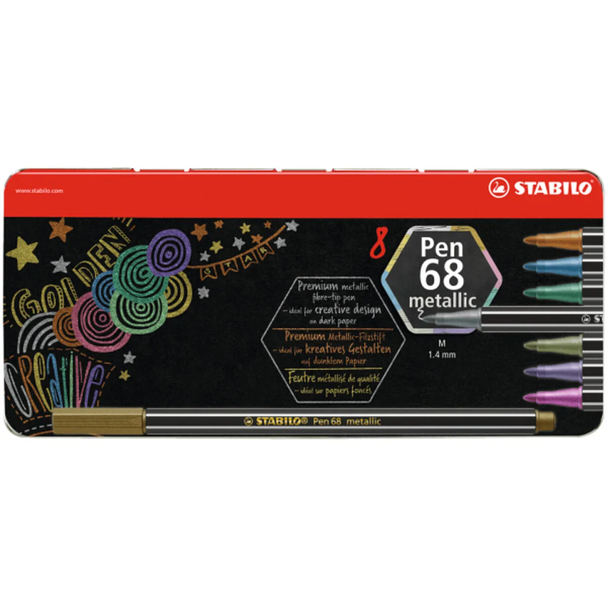 Ensemble de marqueurs stabilo pen 68 metallic 8 pieces multicouleur s841766780. Chez Diaytar, la tendance n'est pas qu'une question d'apparence, c'est une question de fonctionnalité et d'innovation