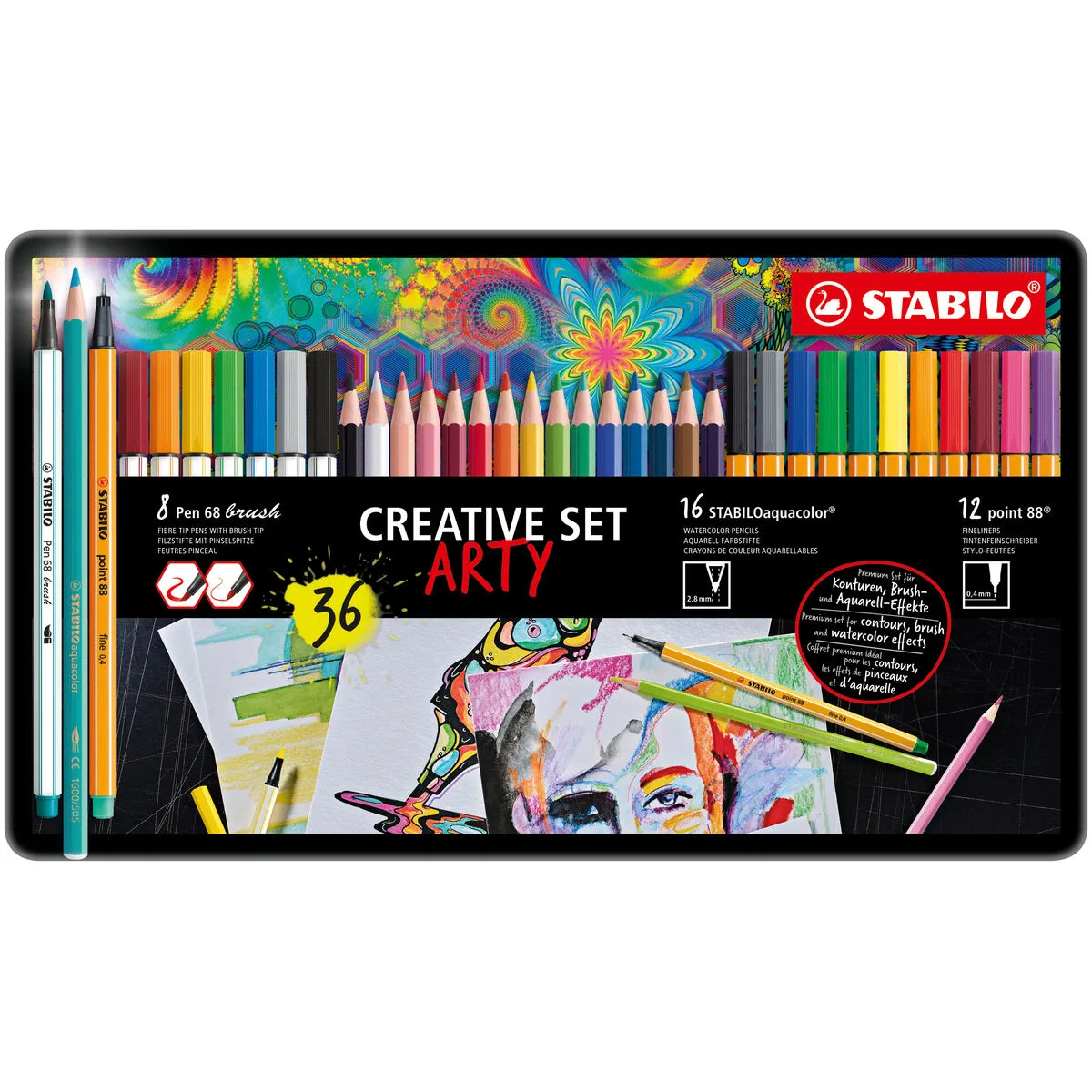 Ensemble de marqueurs stabilo point 88 pen 68 brusht aquacolor multicouleur s841773491. Notre mission chez Diaytar : vous simplifier la vie en vous proposant les produits les plus ingénieux et les plus tendance du marché