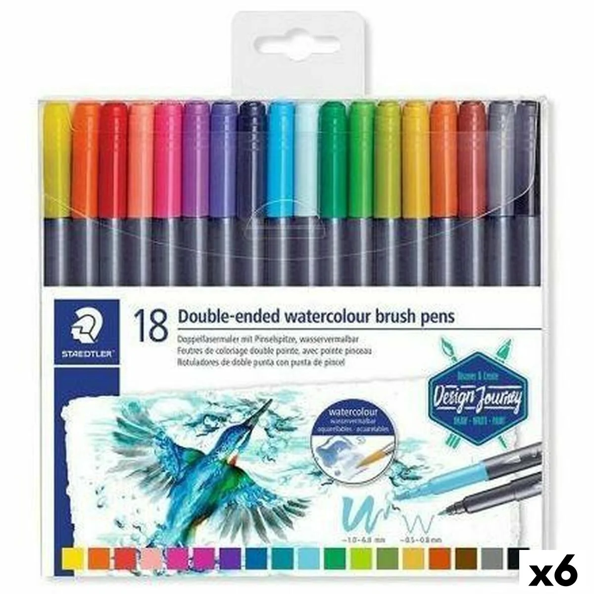 Ensemble de marqueurs staedtler design journey double pointe 6 pieces 6 unites s842337898. Diaytar a sélectionné pour vous une palette de produits allant de l'électronique grand public aux must-have de la maison