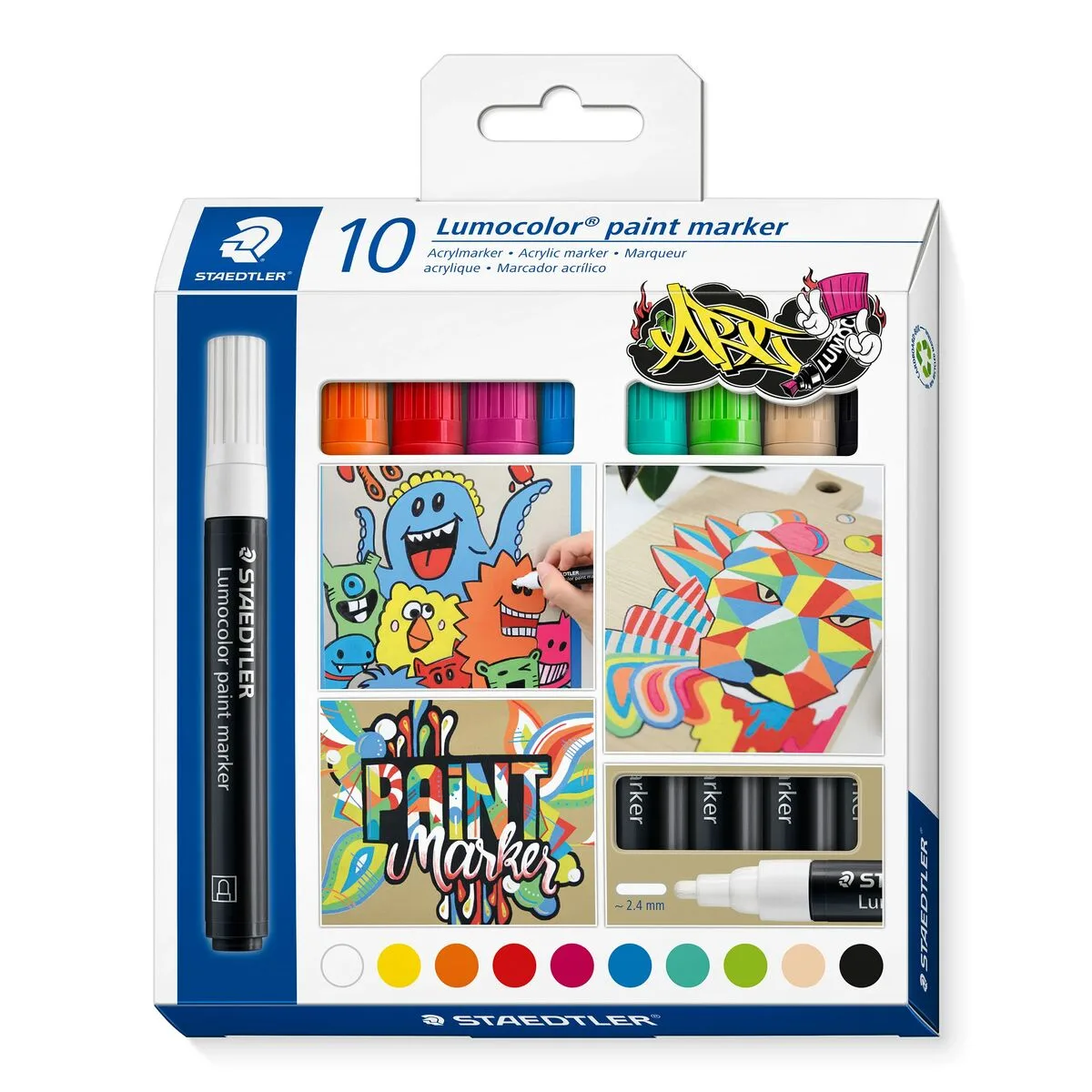 Ensemble de marqueurs staedtler lumocolor 349 10 pieces multicouleur s842638182. Diaytar, c'est la preuve que le génie réside dans les détails. Chaque produit a été scruté, pesé, et approuvé.