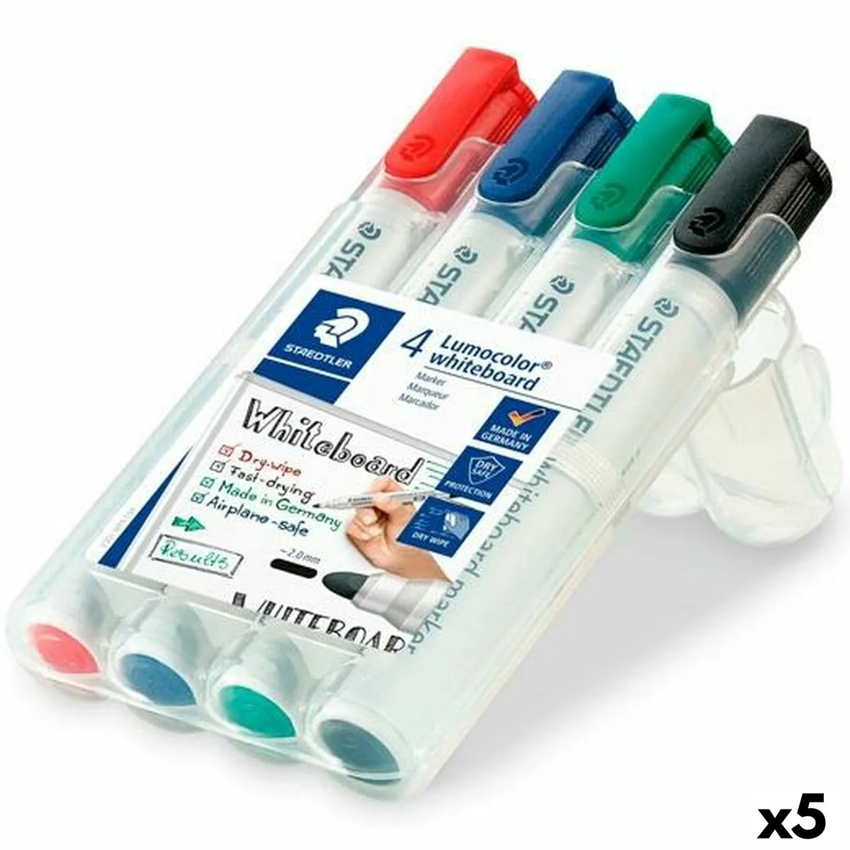 Ensemble de marqueurs staedtler lumocolor tableau blanc 4 pieces multicouleur 5 unites s842339799. Diaytar a été conçu pour ceux qui voient le shopping en ligne comme une source d'inspiration et de solutions pratiques