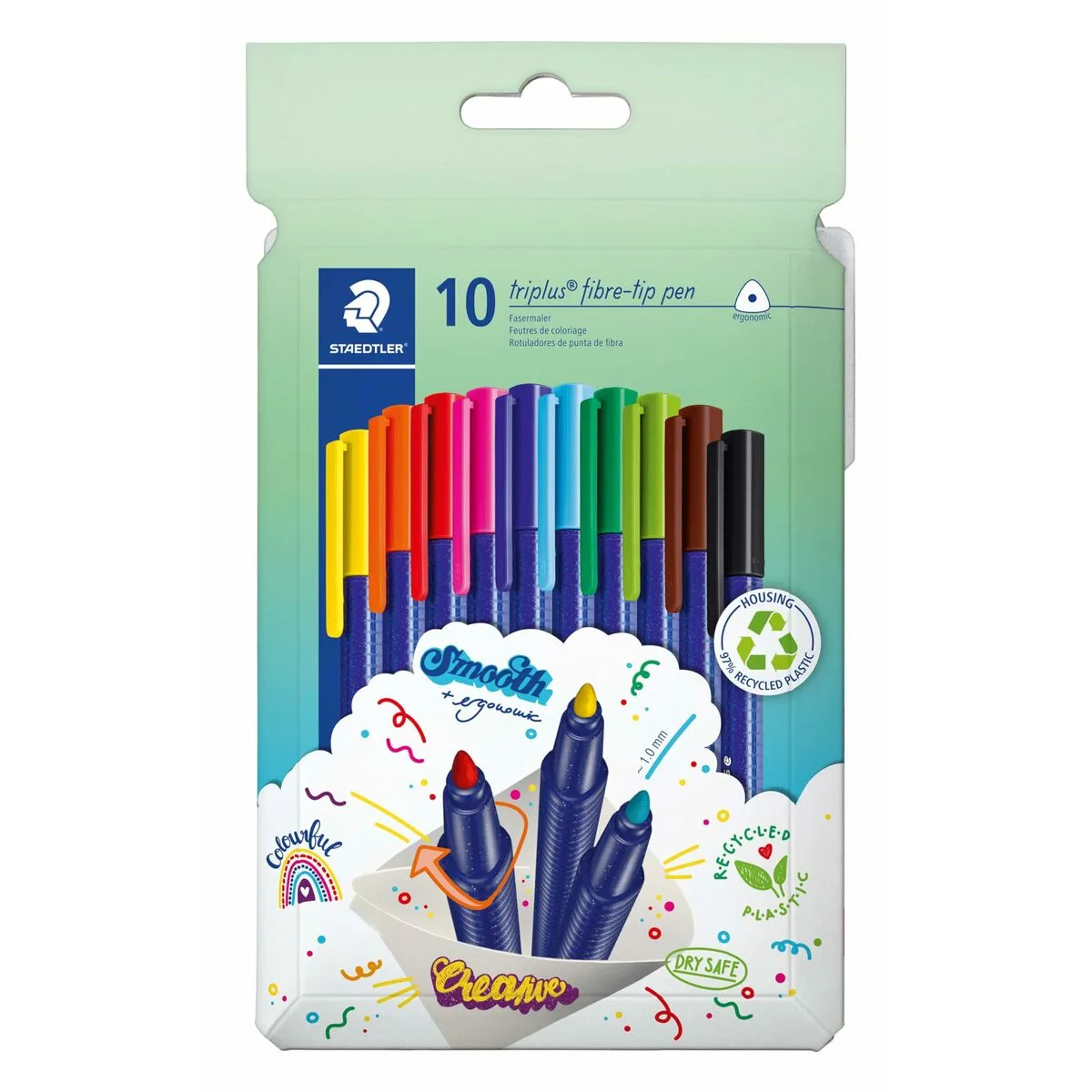 Ensemble de marqueurs staedtler triplus multicouleur 10 pieces s844071858. Diaytar s'adresse à tous ceux qui considèrent que le choix d'un produit, même basique, est une expression de leur personnalité