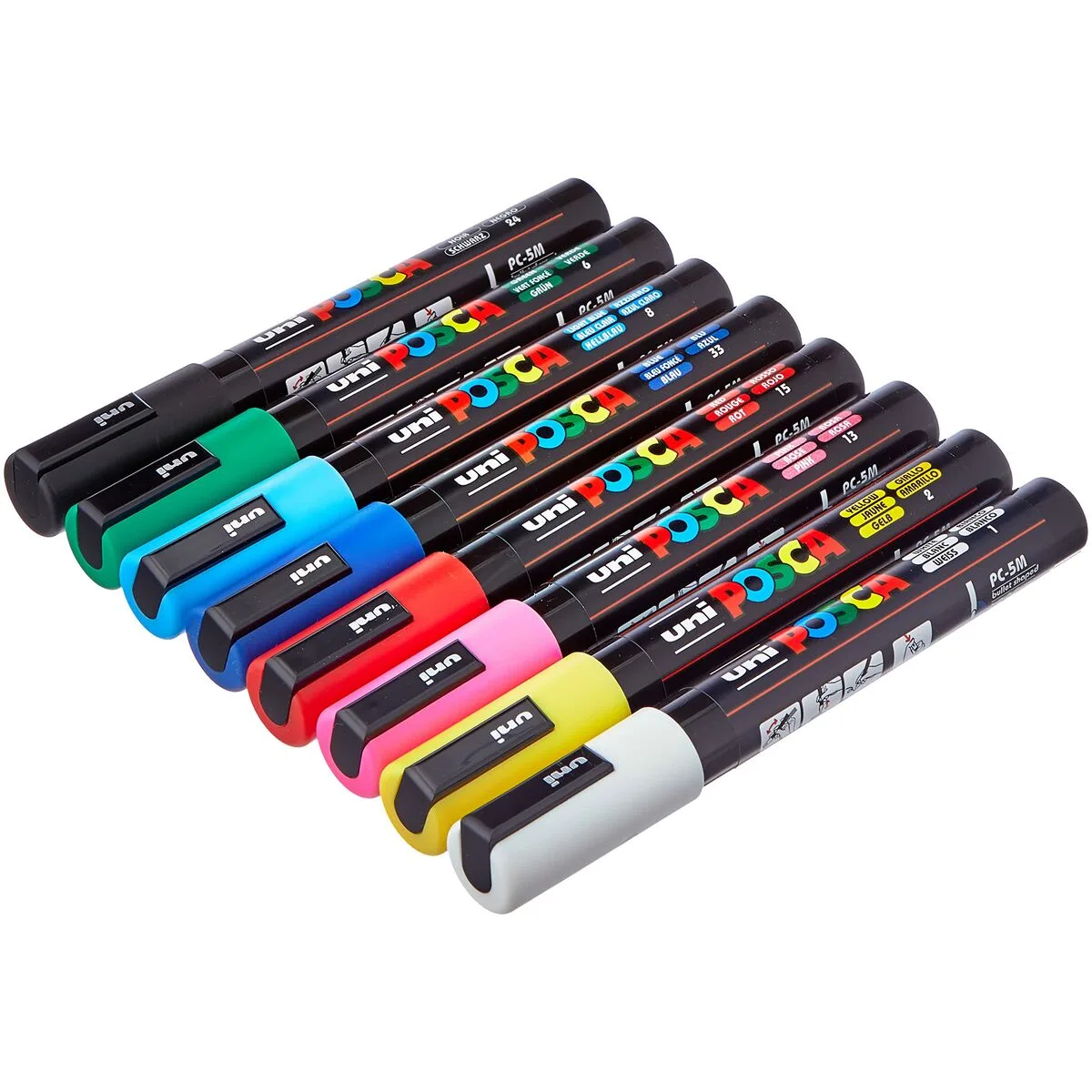 Ensemble de marqueurs uni ball posca basic pc 5m multicouleur 8 pieces 8 unites s841899224. Diaytar, c'est l'art de la sérendipité appliqué au e-commerce : vous venez pour une chose, vous repartez avec l'objet de vos rêves.