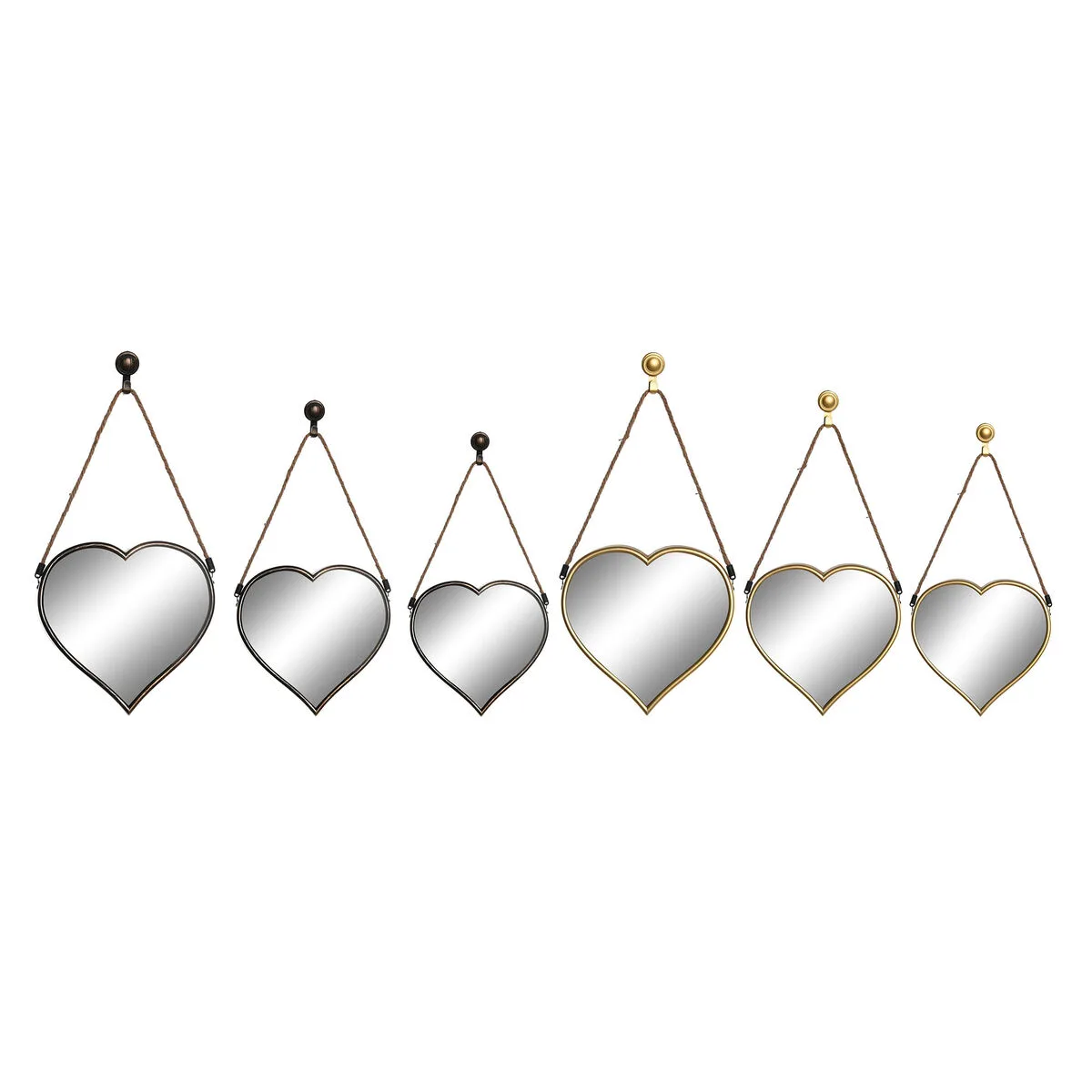 Ensemble de miroirs dkd home decor scandi verre noir dore polypropylene 26 x 3 x 26 cm 2 unites s304311357. Diaytar s'adresse à tous ceux qui considèrent que le choix d'un produit, même basique, est une expression de leur personnalité