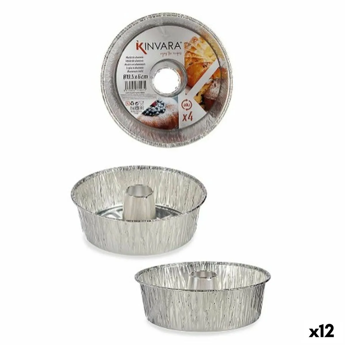 Ensemble de moules a patisserie kinvara 30286c argente aluminium 19 5 x 19 5 x 6 cm 4 pieces 12 unites s363286835. Avec Diaytar, profitez d'une sélection généraliste qui a du caractère et qui reflète les aspirations de notre époque