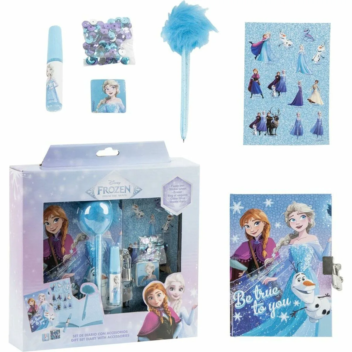 Ensemble de papeterie frozen multicouleur s245511047. Diaytar cultive l'art du bien-être à travers ses produits soigneusement choisis.
