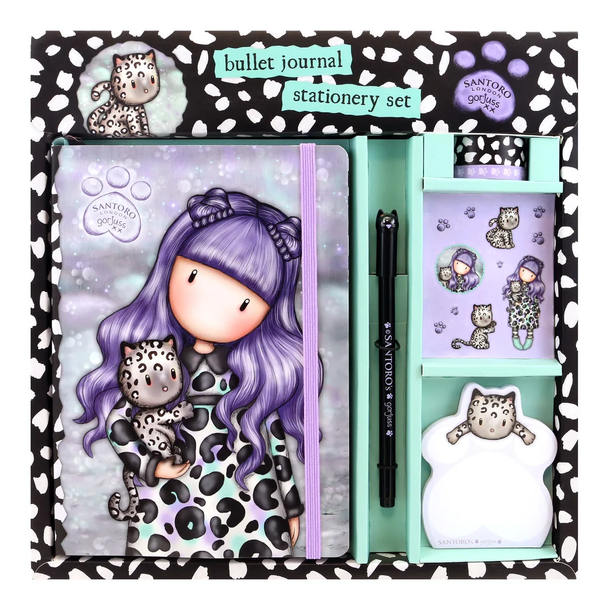 Ensemble de papeterie gorjuss smitten kitten violet noir blanc s430748350. Transformez votre intérieur avec les produits déco Diaytar !
